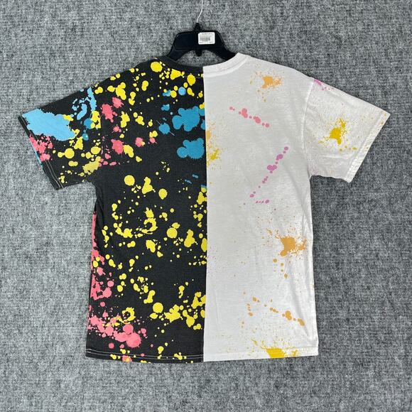 Nickelodeon Shirt Mens Medium Custom Made Rugrats Rocko Stimpy Bi-Polar Splat - Picture 3 of 10